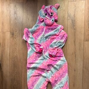 Pink and Blue Star Onesie
